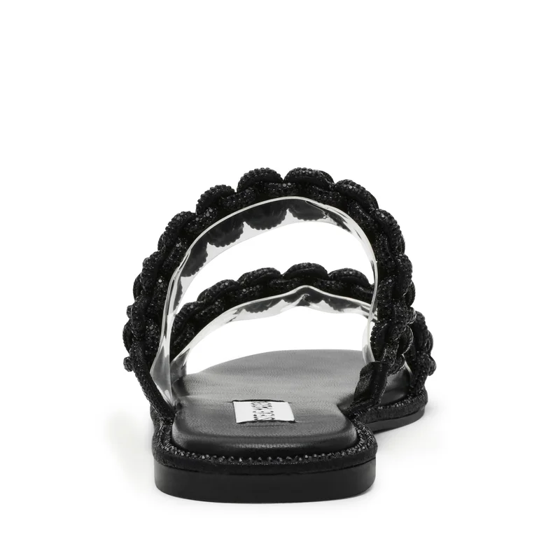 STEVE MADDEN Steve madden nyssa women's black flat sandals